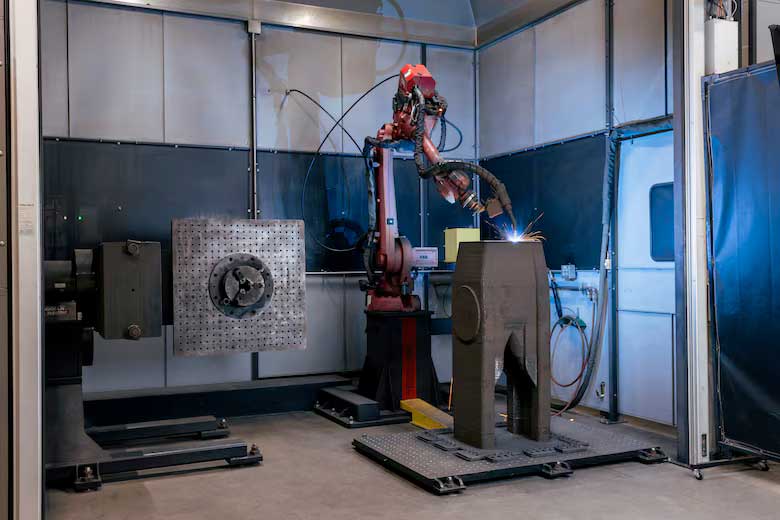 美国陆军军团和林肯电气公司利用 3D 打印技术生产船舶拦阻系统的一部分